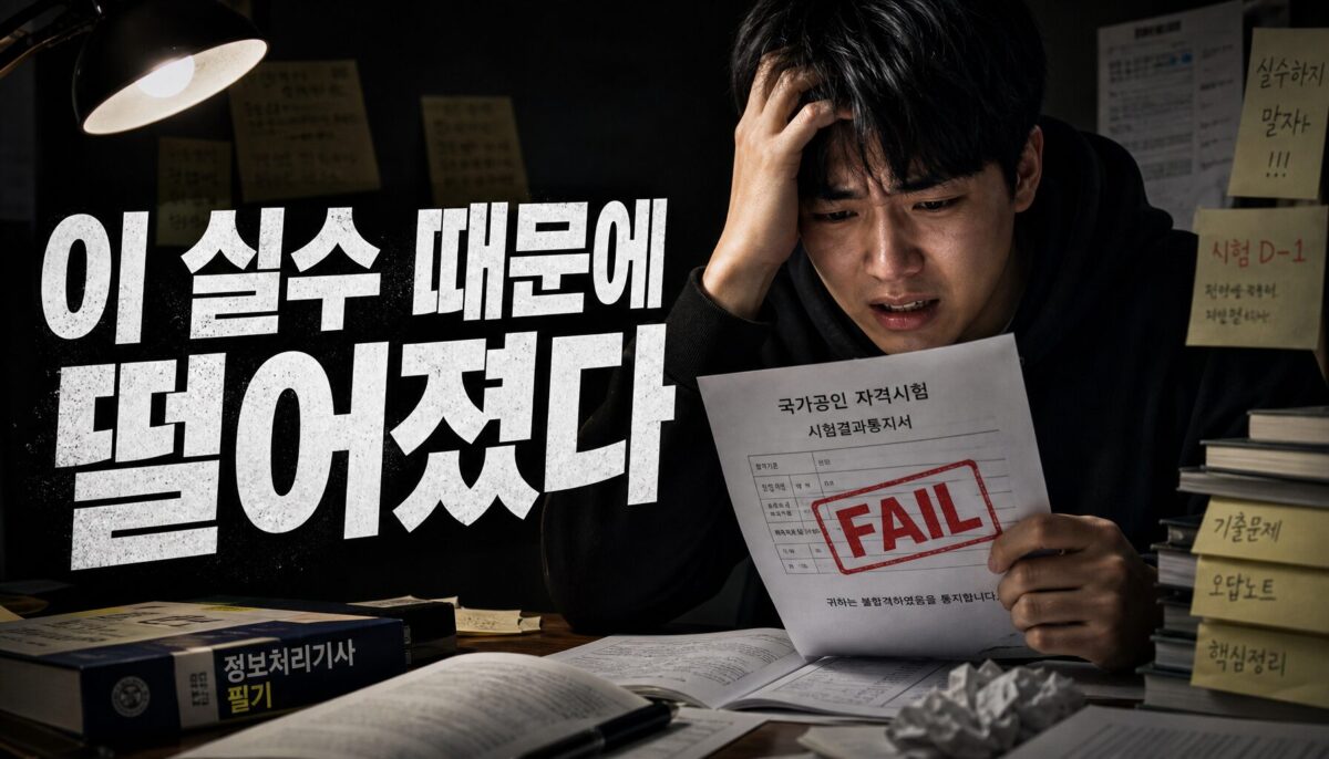 정보기기운용기능사 실패 원인과 대처법 핵심 정리 썸네일 이미지