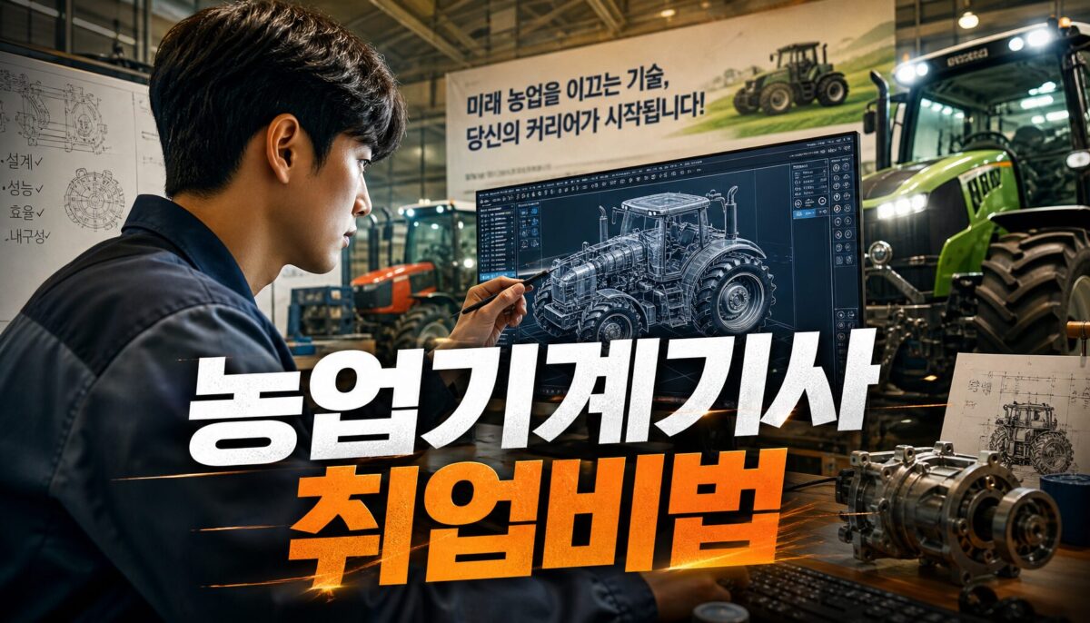 농업기계기사 취업 진로 완벽정리 핵심 정리 썸네일 이미지