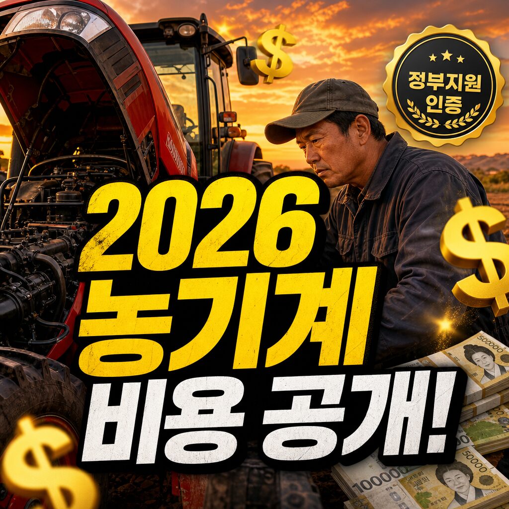 농기계운전기능사 2026 취득 비용 총정리 핵심 정리 썸네일 이미지
