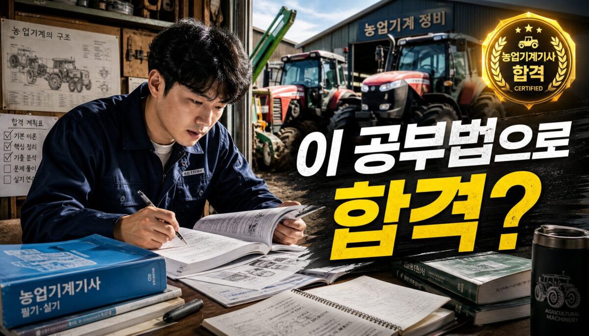 농업기계기사 공부법 핵심 정리 썸네일 이미지