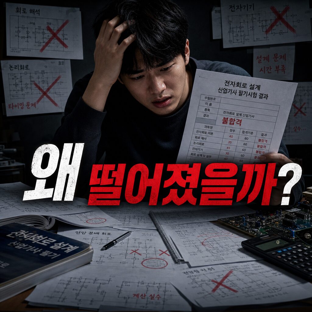 전자회로설계산업기사 실패 원인과 대처법 핵심 정리 썸네일 이미지