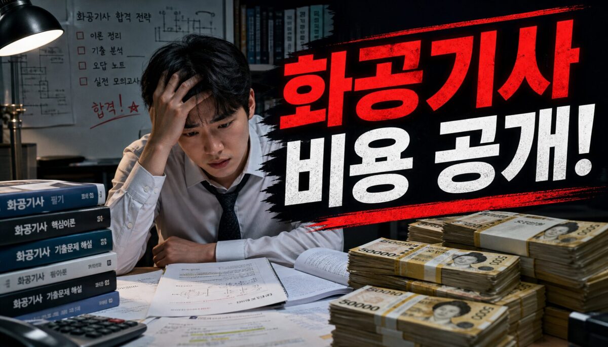 화공기사 2026 취득 비용 총정리 핵심 정리 썸네일 이미지
