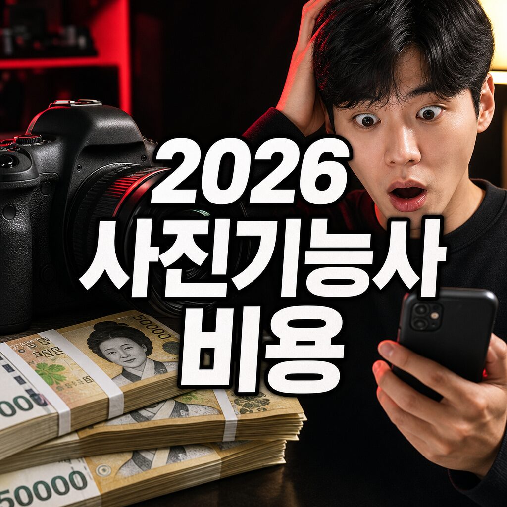 사진기능사 2026 취득 비용 총정리 핵심 정리 썸네일 이미지