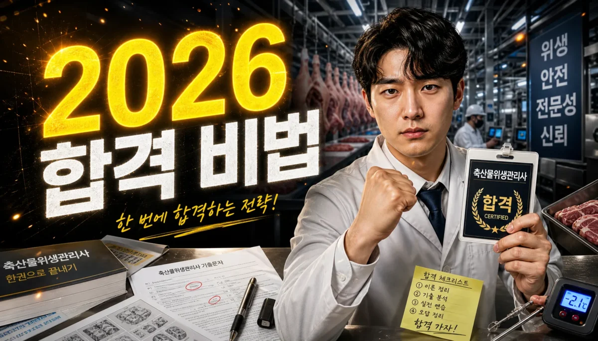 식육처리기능사 2026 완전가이드 핵심 정리 썸네일 이미지