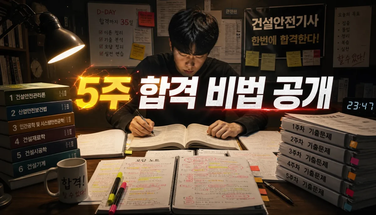 건설안전기사 공부법 핵심 정리 썸네일 이미지