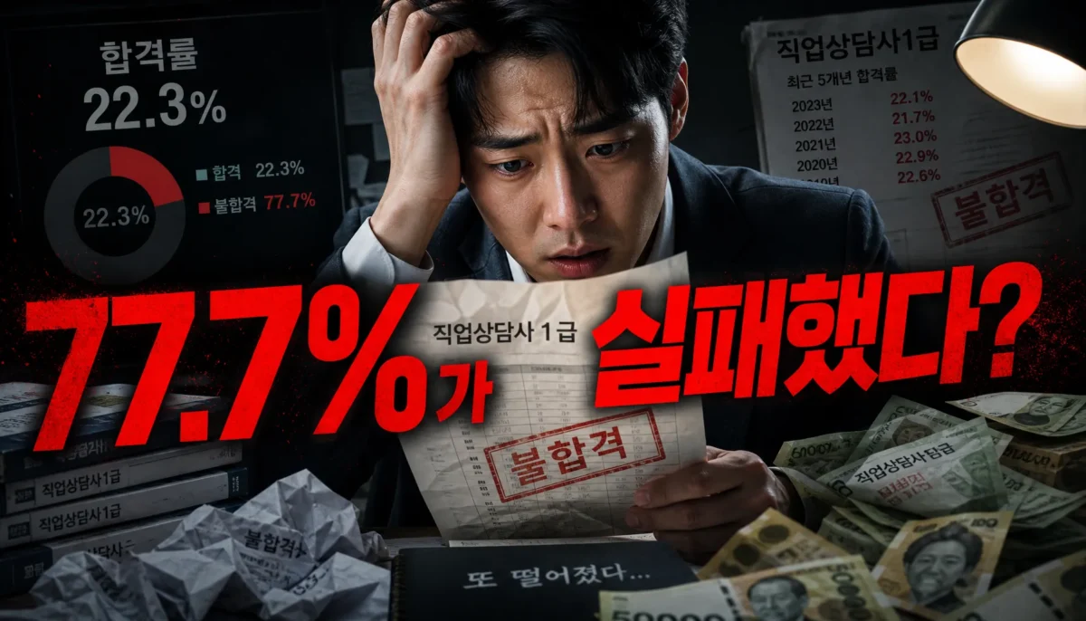 직업상담사1급 실패 원인과 대처법 핵심 정리 썸네일 이미지