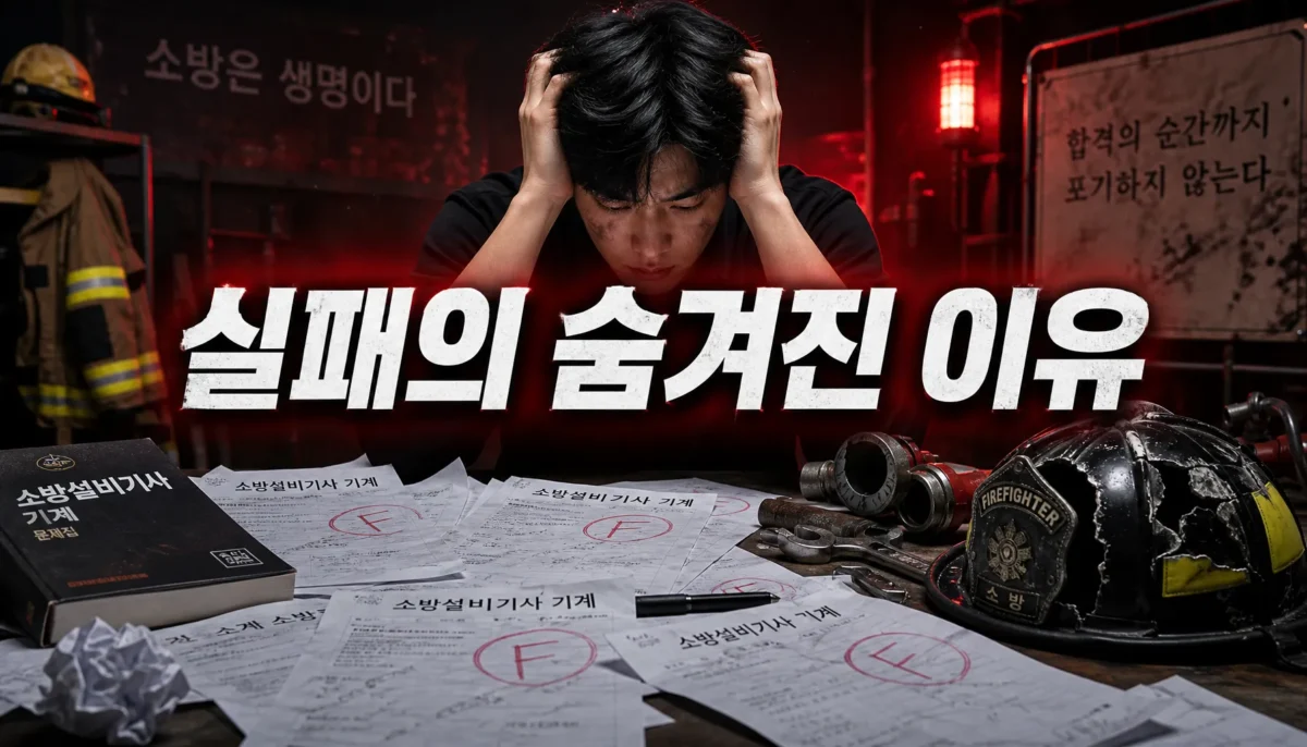 소방설비기사(기계분야) 실패 원인과 대처법 핵심 정리 썸네일 이미지