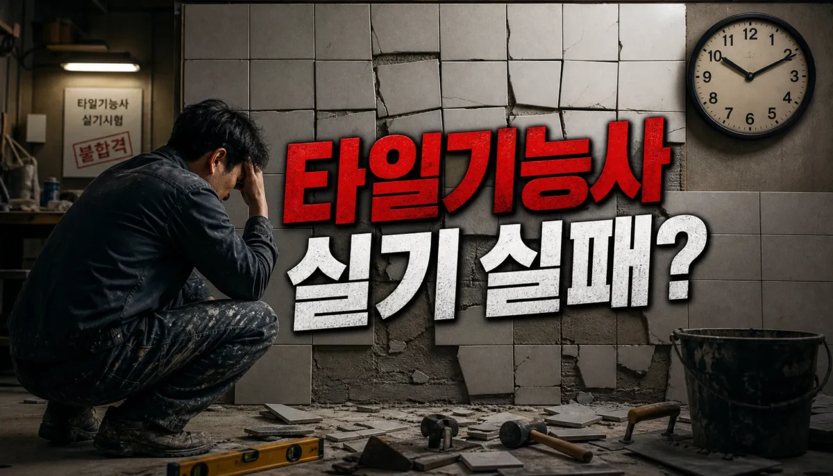 타일기능사 실패 원인과 대처법 핵심 정리 썸네일 이미지