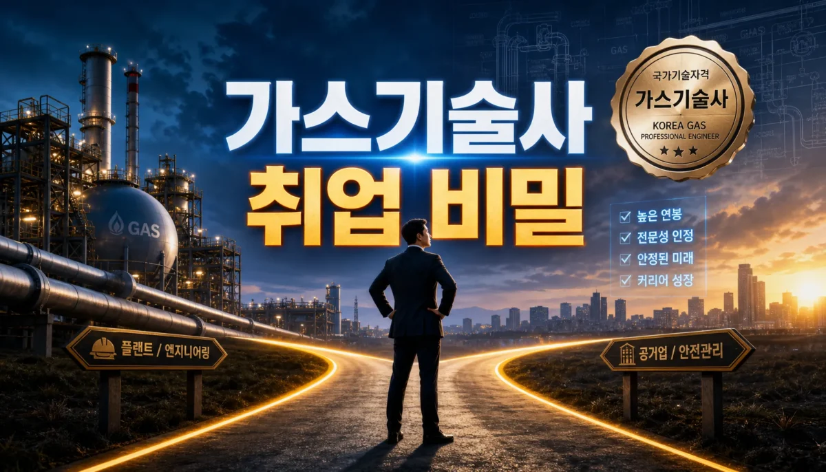 가스기술사 취업 진로 완벽정리 핵심 정리 썸네일 이미지