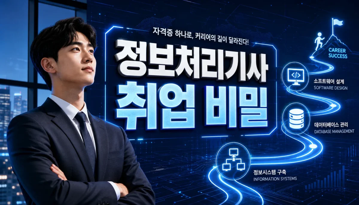 정보처리기사 취업 진로 완벽정리 핵심 정리 썸네일 이미지