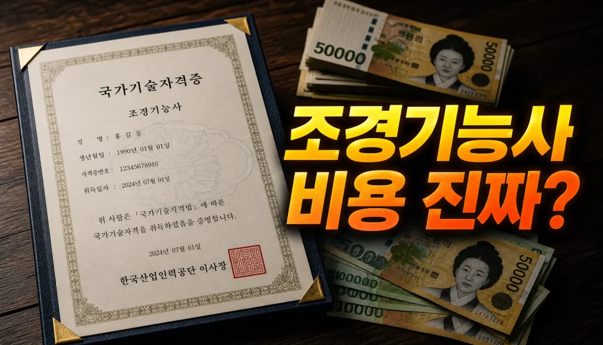 조경기능사 2026 취득 비용 총정리 핵심 정리 썸네일 이미지