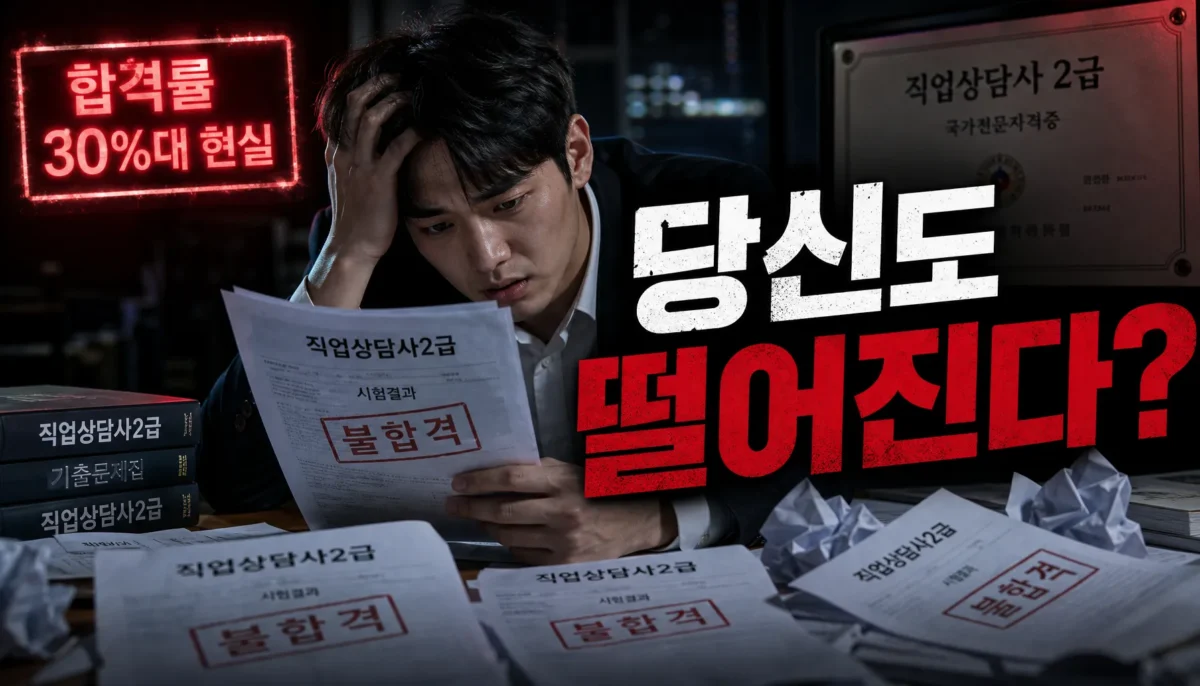 직업상담사2급 실패 원인과 대처법 핵심 정리 썸네일 이미지