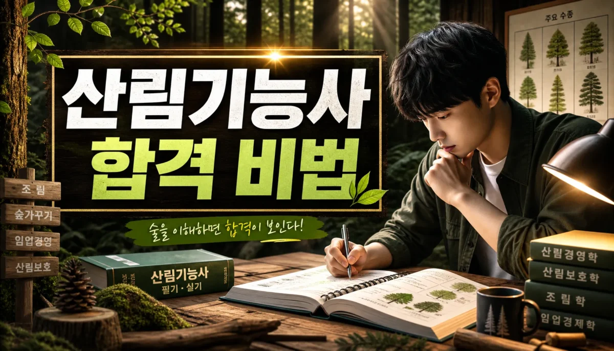 산림기능사 공부법 핵심 정리 썸네일 이미지