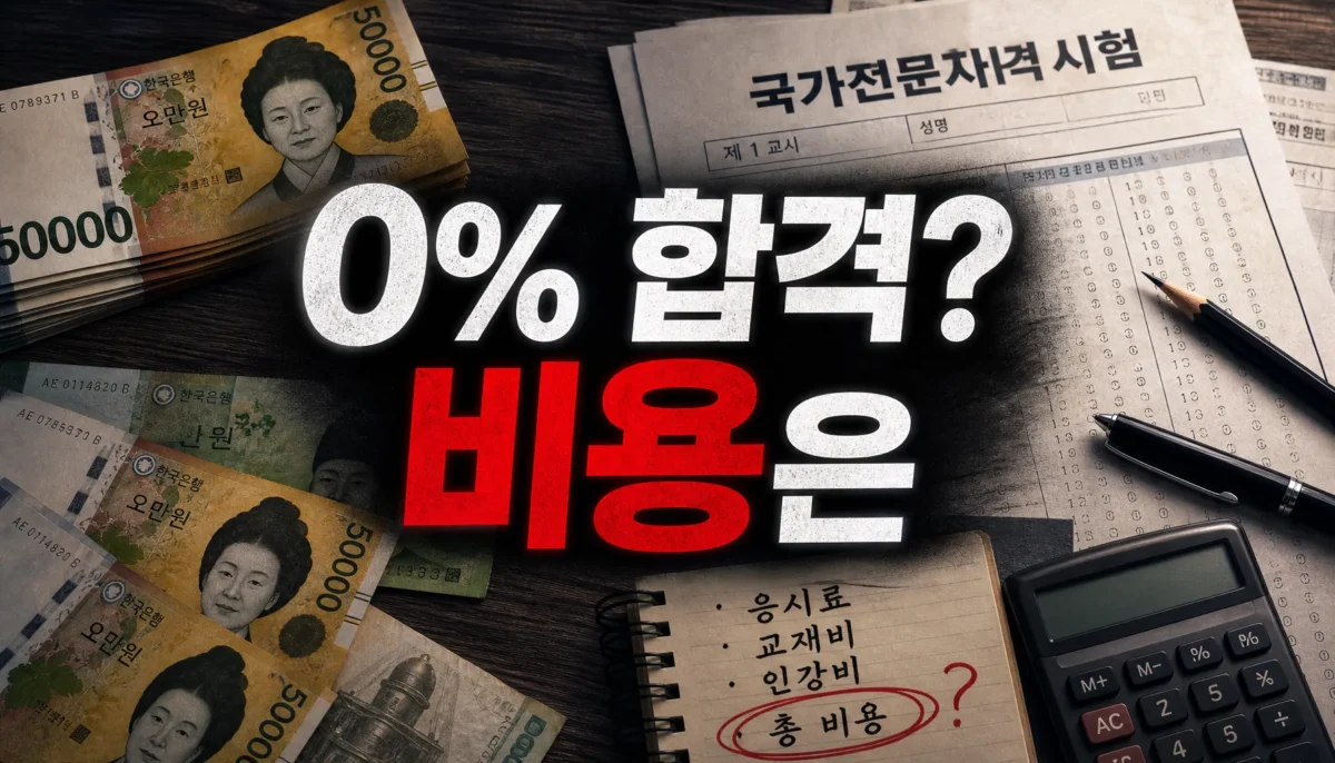 펄프종이제조기능사 2026 취득 비용 총정리 핵심 정리 썸네일 이미지