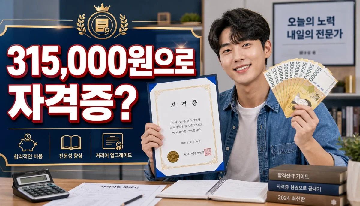 남성복기능사 2026 취득 비용 총정리 핵심 정리 썸네일 이미지