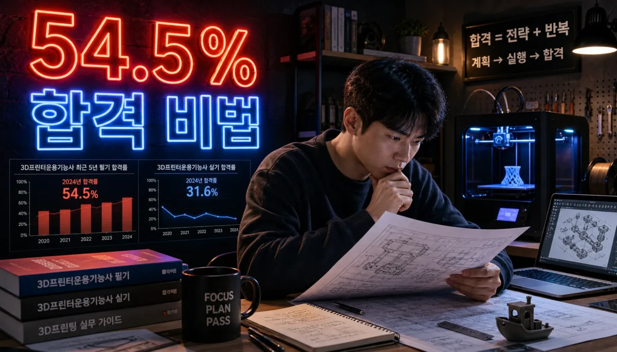 3d프린터개발산업기사 공부법 핵심 정리 썸네일 이미지