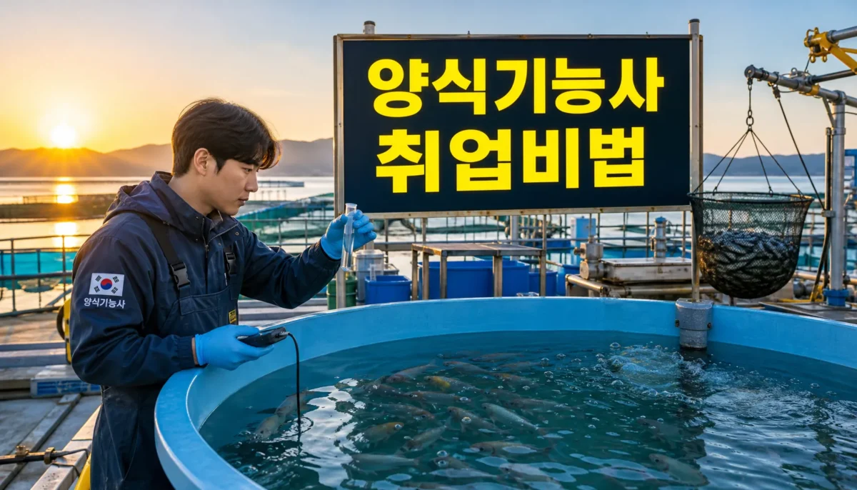 수산양식기능사 취업 진로 완벽정리 핵심 정리 썸네일 이미지