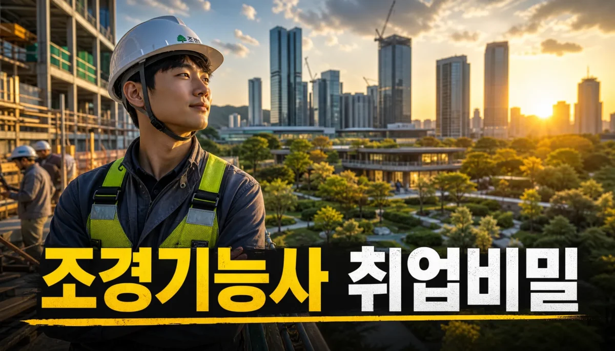 조경기능사 취업 진로 완벽정리 핵심 정리 썸네일 이미지