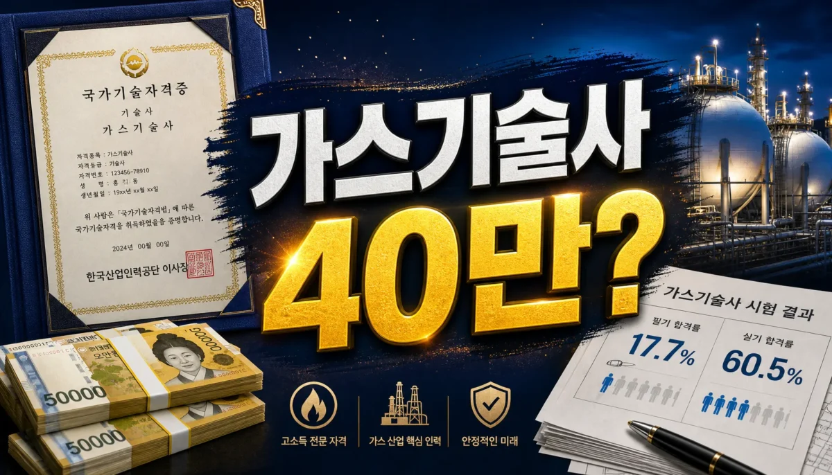가스기술사 2026 취득 비용 총정리 핵심 정리 썸네일 이미지