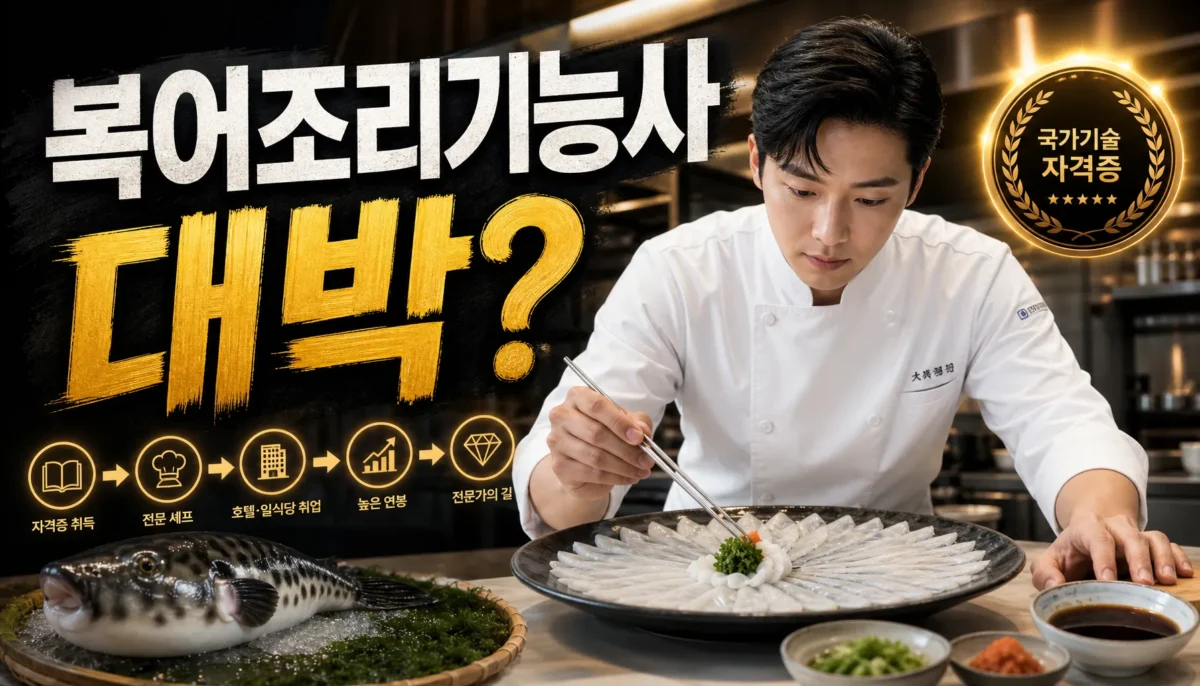 복어조리기능사 취업 진로 완벽정리 핵심 정리 썸네일 이미지