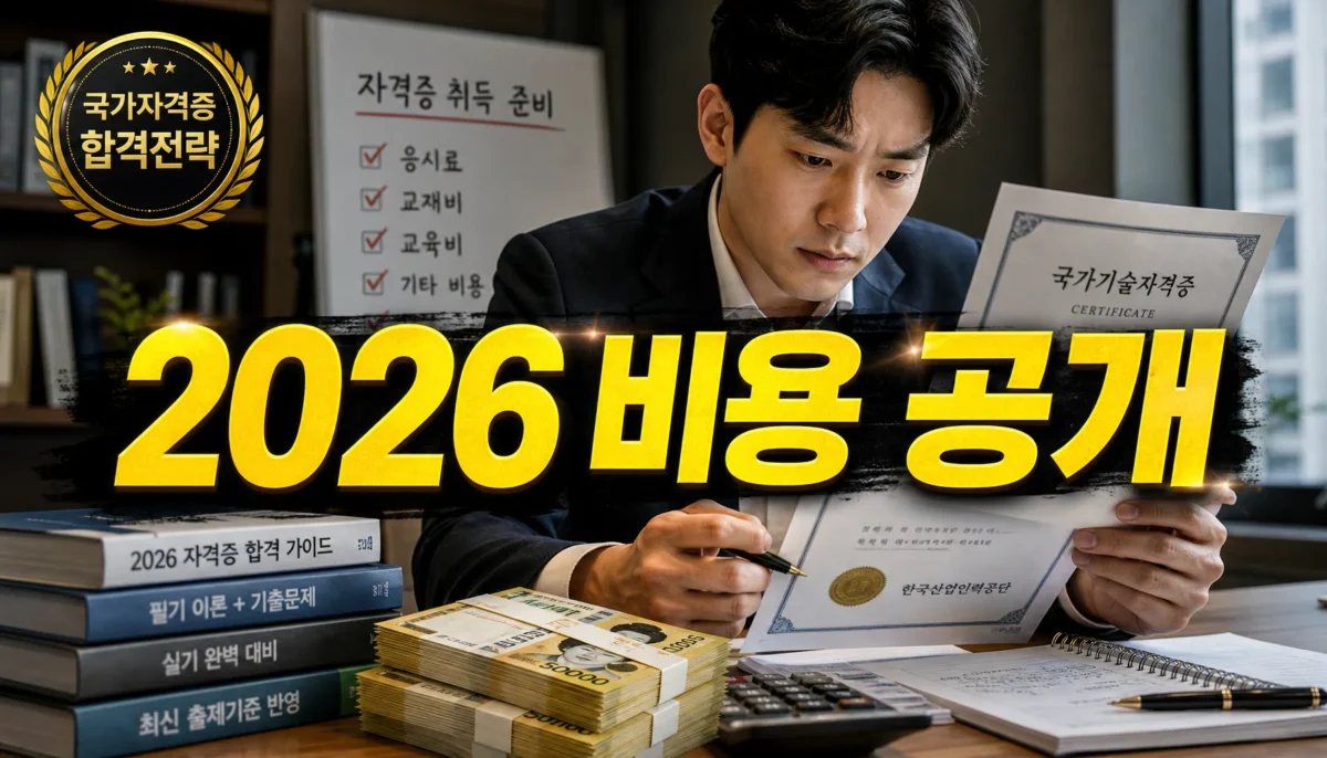 식육처리기능사 2026 취득 비용 총정리 핵심 정리 썸네일 이미지