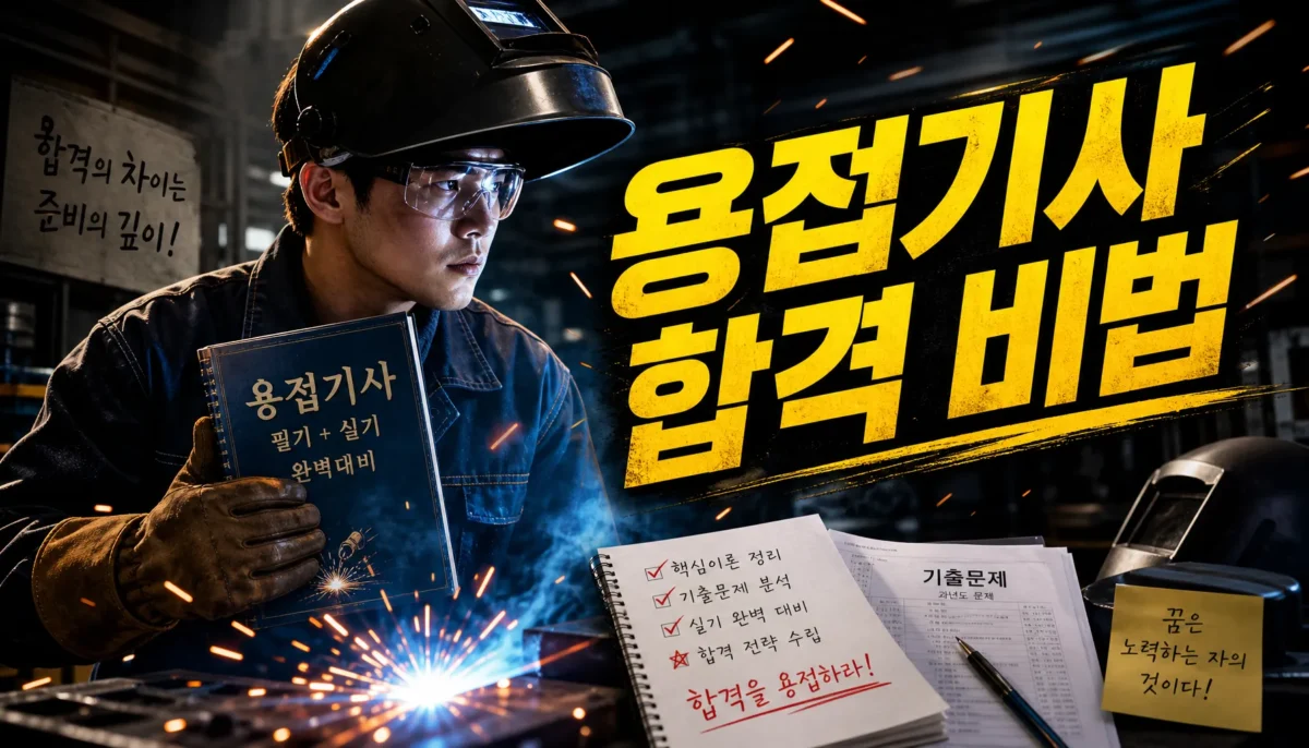 용접기사 공부법 핵심 정리 썸네일 이미지