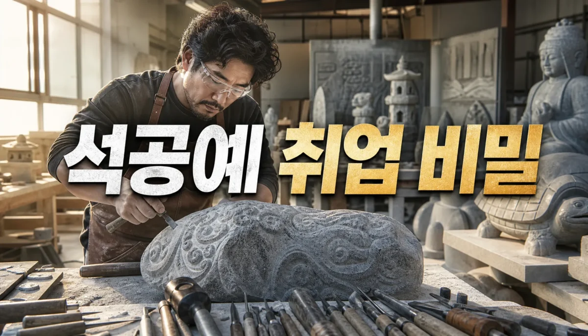 석공예기능사 취업 진로 완벽정리 핵심 정리 썸네일 이미지