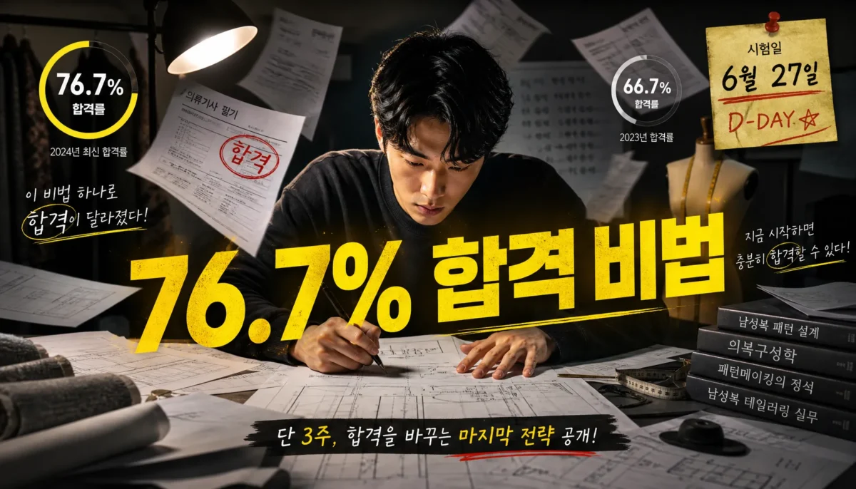 남성복기능사 공부법 핵심 정리 썸네일 이미지