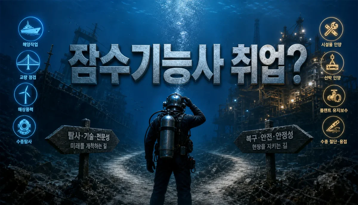 잠수기능사 취업 진로 완벽정리 핵심 정리 썸네일 이미지