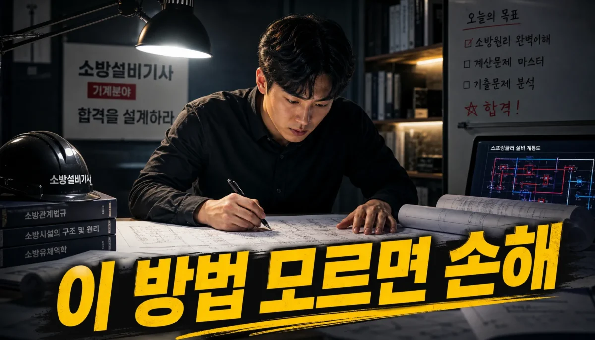 소방설비기사(기계분야) 공부법 핵심 정리 썸네일 이미지