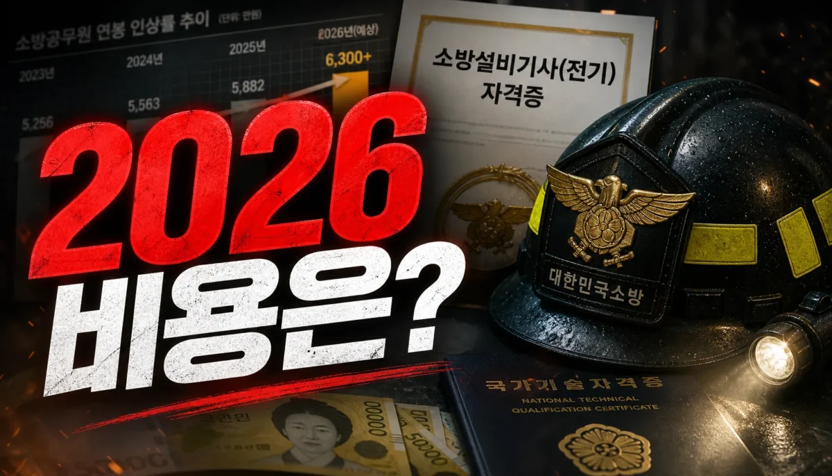 소방설비기사(기계분야) 2026 취득 비용 총정리 핵심 정리 썸네일 이미지