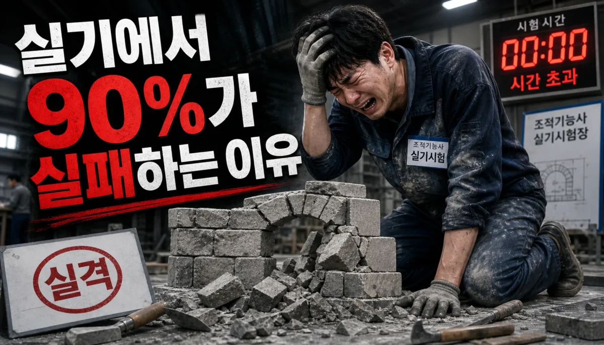 석공예기능사 실패 원인과 대처법 핵심 정리 썸네일 이미지