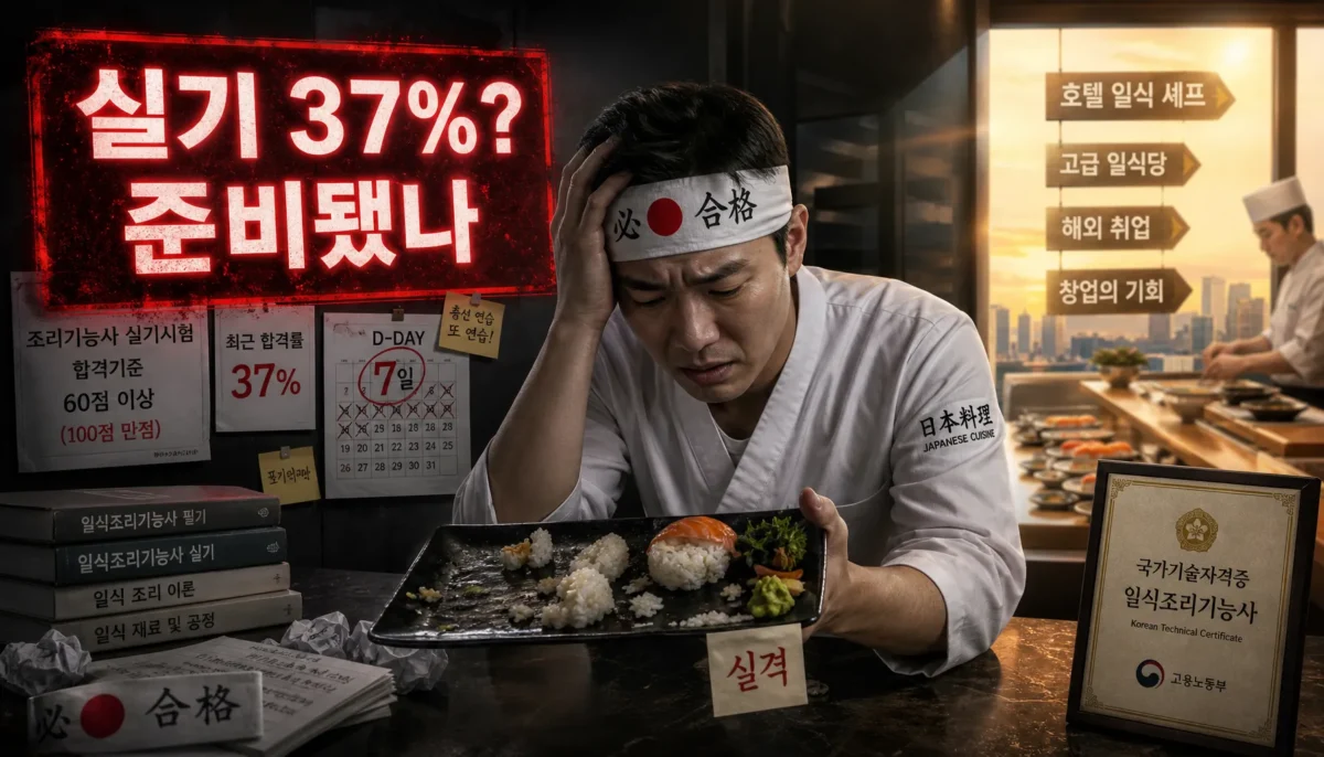 일식조리기능사 2026 완전가이드 핵심 정리 썸네일 이미지