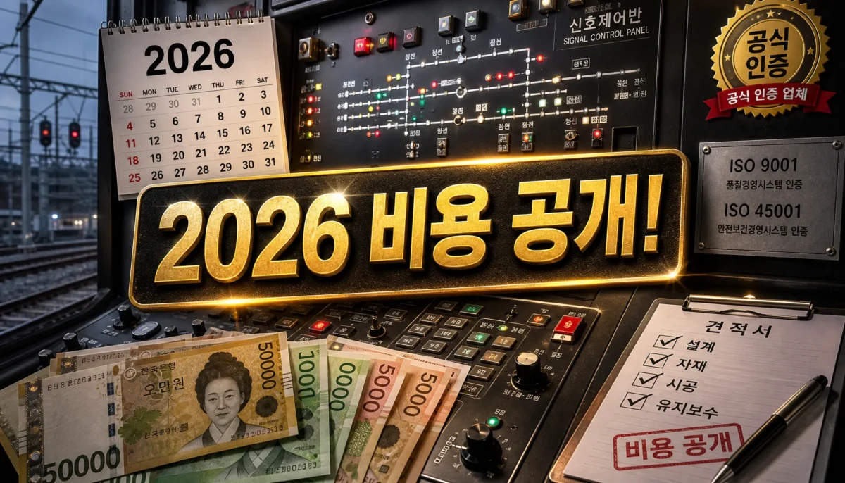 철도전기신호기능사 2026 취득 비용 총정리 핵심 정리 썸네일 이미지